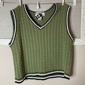 90s sweater vest.